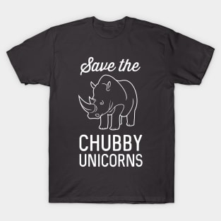 Save the Chubby Unicorns (Rhinos) T-Shirt